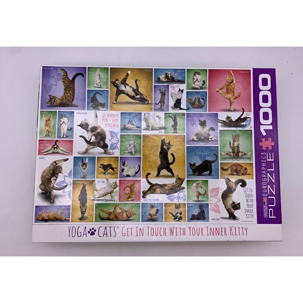 Eurographics YOGA CATS 1000 Piece Jigsaw Puzzle